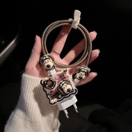 Happy Dog Harness Set Cartoon Charger Case USB Cable Protector 20w 18w 35W