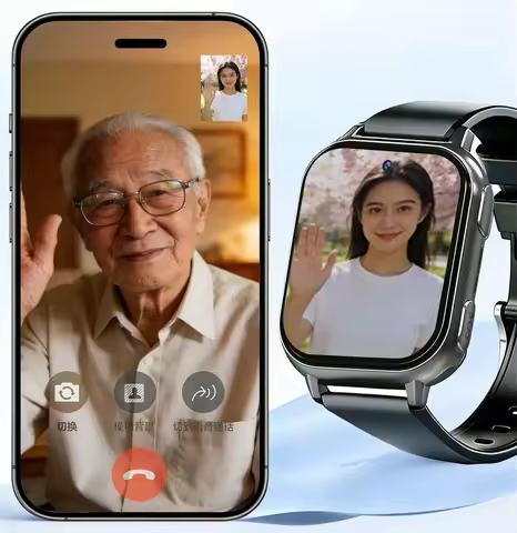 Falling Detection GPS Watch Elderly Smart Watch Senior SOS Button 4G Sim Phone Call GPS Positioning 