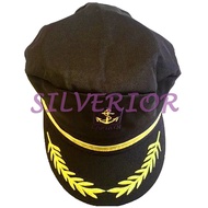 Sailor Hat Marine Captain Captain Captain Captain Ship Sailor Black