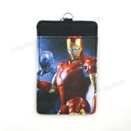 Marvel Iron Man &amp; War Machine Ezlink Card Holder With Keyring