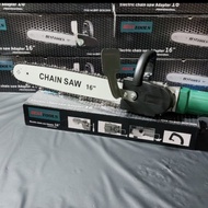 Adapter Chainsaw 16" / Gergaji Gerinda Chain Saw Long Bar 16Inch