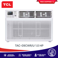 TCL 1.0HP Inverter-Grade Aircon Window Type with Remote - TAC-09CWR/U (R410A Refrigerant, 5 in 1 Health Filter Fast Cooling, Auto Restart, Auto Protection, Easy to Clean Filter Mesh)