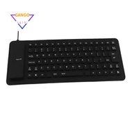 Silicone Mute Soft Keyboard 85-Key Computer Keyboard USB Wired Keyboard