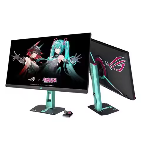 ASUS ROG Strix XG27ACMEG-R 27-inch 2K 260Hz Monitor with ROG Chakura x Hatsune Miku Edition Design, 