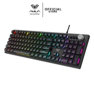 คีย์บอร์ดเกมมิ่ง - AULA F2028 - คีย์บอร์ดมาโคร คีย์ไทย ไฟ RGB รับประกัน 2 ปึ