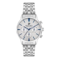 BEVERLY HILLS POLO CLUB นาฬิกาข้อมือผู้ชาย รุ่น BP3367X.330 สายMETAL สีเงิน 44mm.