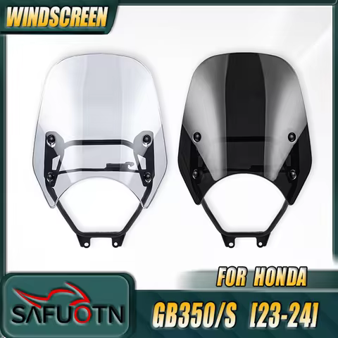 GB350 GB350S Windshield Windscreen For Honda GB 350 S 350S 2023 2024 Motorcycle Wind Screen Shield D