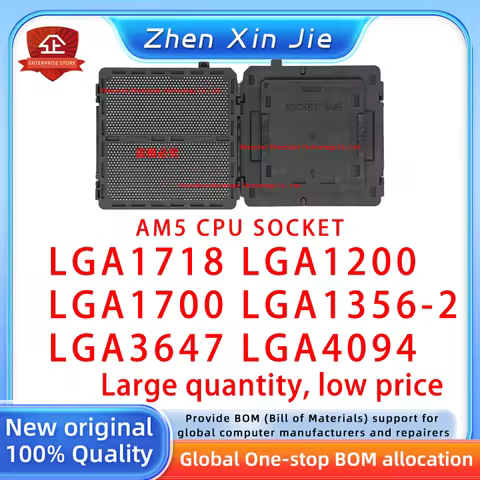 1-10PCS New AM5 CPU LGA1718 LGA1200 LGA1700 LGA1356-2 LGA3647 LGA4094 Mainboard Soldering BGA Socket