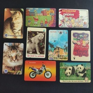 [ PHONE CARD ] PUBLIC PHONE VARIETY USED OLD PHONECARDS (MIXED CARDS) 1990 - 2005