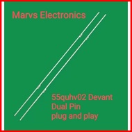 ◖ ◊ ✁ ♏ ♞,♘Backlight Set 55inch Devant 55QUHV02 Smart Led Tv 2strip edge type Originally fit Brandn