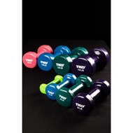 Vinyl Dumbbell 1Lb 20Lb TKO Pair and Per Piece Colored Gym Fitness Weighted Sports LB Dumbell