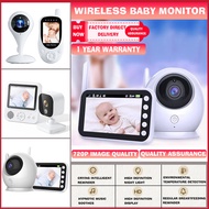 Wireless Baby Monitor -5.0 inch  Monitor High Resolution 720P Camera Night Vision Temperature Monito