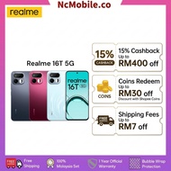[NEW] realme 16T 5G (18GB*(8+10)RAM + 256GB ROM) IP69 Pro Top Level Protection l 8000mAh Battery l 4