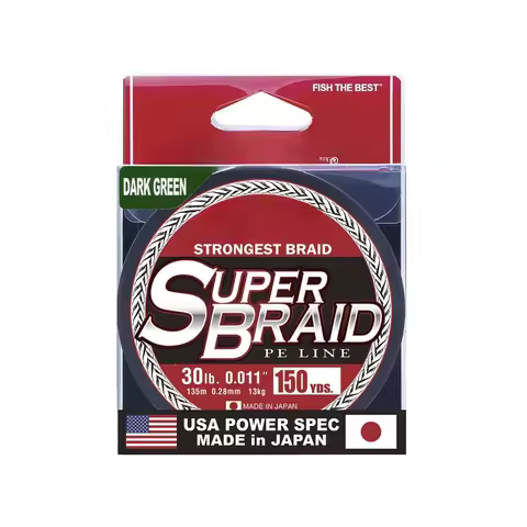 High Strength Super Braid Line 30lb 150yd Saltwater Freshwater Fishing Low Stretch Abrasion Resistan