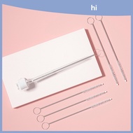 HI HOMES Stainless steel straw brush baby straw cup milk bottle drinking tube small brush water cup gap cleaning brush