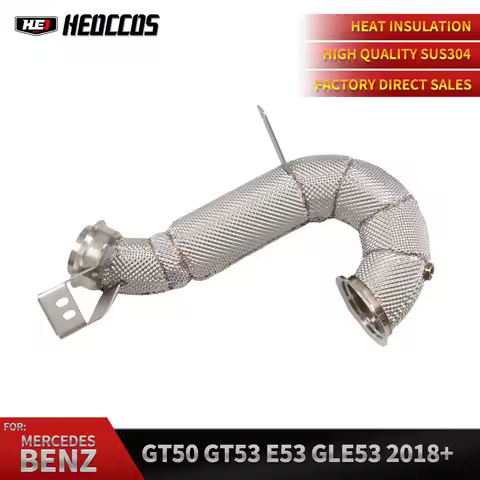 HEO Hot Selling Exhaust Downpipe for Mercedes-Benz AMG GT43 GT50 GT53 E53 GLE53 CLS53 GLS53 S450 S50