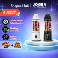 JOGEN BL 1131 Portable Container Blender with Smart Pulse Cap for Ice Smoothie Juice Protein Shake