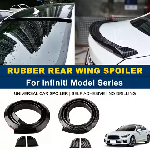 For Infiniti Q50 Q60 Q70 QX50 QX55 QX60 QX80 EX FX G M I30 QX4 1.5M Self-Adhesive Rear Spoiler Wing 