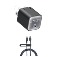 Anker USB C to USB C Cable 240W Bio-Braided USB C Charger Cable, With 30W Fast Charger