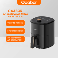 Gaabor Air Fryer 3.5L Large Capacity Oven 8 Menu Function Non-Stick Coating