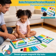 Magnetic Math Fractions Educational Toys for Children