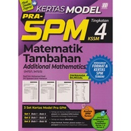 KERTAS MODAL PRA-SPM MATEMATIK TAMBAHAN TINGKATAN 4 KSSM [ 3472/1,3472/2]