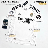 (PLAYER ISSUE) MADRID HOME JERSEY NEW 2024/25 PLAYER ISSUE FULLPATCH