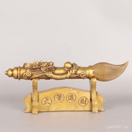 Yang Tongji Bronze Dragon Crafts Fortune Big Pen Fortune Home Decoration Metal Pen Bronze Big Pen EK