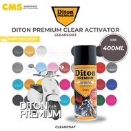 DITON Premium 9128 Clear Activator Clearcoat Kereta/Motor Aerosol Spray Tin 400ML