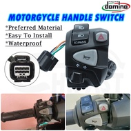 Domino Click 160 Handle Switch With Passing Light Hazzard Light Plug And Play Waterproof For Honda