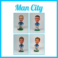 SoccerWe Manchester City Haaland Foden Kevin De Bruyne Mini Figure 6.5cm Original