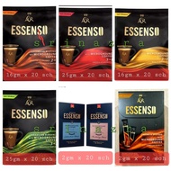 L'OR ESSENSO Microground Instant Coffee Beans Serbuk Kopi Arabica Brazilian Colombian Mandheling 3 i