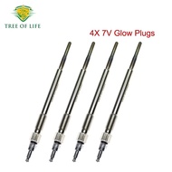 Glow Plug 7V for Volkswagen Passat B6 / B7 Tiguan 5N Audi A4 B8 Q5 8R 2.0L TDI 2005-2017 BKP, BMA, B