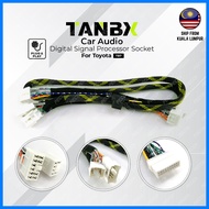 Car Toyota / Proton / Honda / Nissan / Universal Plug &amp; Play Audio Tanbx Cable Socket DSP Wiring Harness