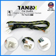 Car Toyota / Proton / Honda / Nissan / Universal Plug & Play Audio Tanbx Cable Socket DSP Wiring Har