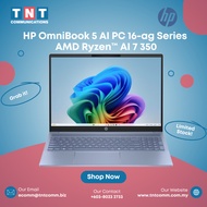 HP OmniBook 5 AI PC 16-ag Series | AMD Ryzen™ AI 7 350, 16GB RAM, 512GB SSD, Windows 11 Plus + MS Of