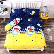 single cadar doraemon 2in1 bedsheet doraemon 2in1 single