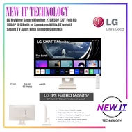 LG MyView Smart Monitor 27SR50F 1080P&32SR85U 4K (IPS,Built in Speakers,Wifi&BT,webOS Smart TV Apps 