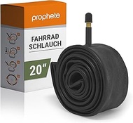 Prophete Bicycle Inner Tube 20 Inch Car Valve ETRTO 47-406 50-406 54-406 57-406 Suitable for 20 x 1.