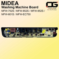 MIDEA MFW-752S / MFW-852S / MFW-952S / MFW-801S / MFW-EC750 (Original) Washing Machine PCB Board Mid