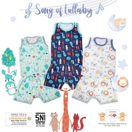 LIBBY BABY - 3STEL SONG OF LULLABY Setelan Oblong Singlet MEDIUM