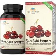 Uric Acid Support Formula 60 Veggie Capsules Advanced Cleanse &amp; Kidney Supplement - Includes Tart Cherry Concentrate, Celery Seed Extract + 12 More High Potency Ingredients