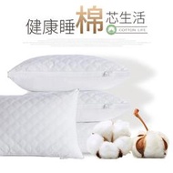 五星級酒店賓館專用枕頭全棉立體絎縫羽絲絨枕芯團購