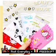 [CLEARANCE SALE] Ready Stock Malaysia Hello kitty cute cartoon borong wet wipes tissues natural 1packet/1pcs