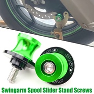 Z750 Motorcycle CNC Accessories Aluminium 10MM Bolts Swingarm Spools Slider Stand Screws For Kawasak