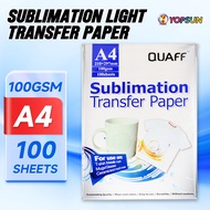 Sublimation Paper A4 Size 100Gsm 100pcs QUAFF Brand