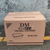 PROMO / TERMURAH Thinwall DM 300ml Rectangle Isi 16pak / 1 Dus TERBAIK