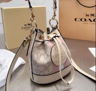 訂購/包順豐 美國  Coach Mini Dempsey Bucket Bag 水桶包 真皮 手袋 斜孭袋