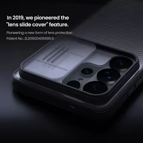 Nillkin For Samsung Galaxy S26 Ultra S25 Edge S24 Plus S23 S22 S21 Case Nillkin CamShield Slide Came