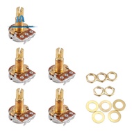 Guitar Potentiometer Audio Volume&Tone Pots Switch Control A500k Split Shaft Taper Potentiometers Go